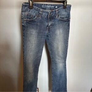 GUESS Women's Denim Daredevil Boot  Jeans